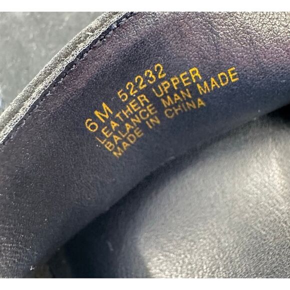 AEROSOLES Black Suede Loafers Flats Shoes Square Toe Womens Size 6 Med NWOT - Picture 8 of 9